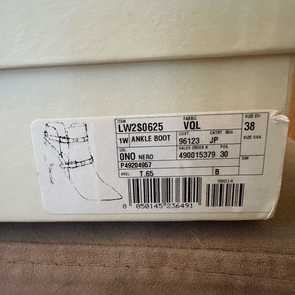 Valentino rockstud turquoise black bootie boot size 38 - Picture 13 of 15